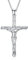 enjoylifecreative Sterling Silber Jesus Christus Kruzifix Großes Kreuz Religiöse Anhänger Halskette, Jesus Kreuz Schmuck, Antik Finish Kreuz Halsketten für Männer Pfeifenform