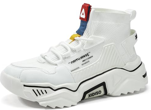 FUSHITON Montante Basket Mode Hommes Chaussure Sport Course Fitness Confort Sneakers Training Chaussures de Running Homme