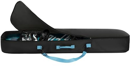 Navaris Borsa Snowboard - Sacca Porta Snowboard Donna Uomo - Borsone con Tasca Laterale - Attrezzatura per Sciare Andare sullo Snow - Accessori per Montagna e Neve