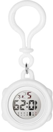 Avaner Schwesternuhr Rucksack Schnallen Uhr: Karabineruhr Arbeitsuhr aus Silikon Digital Display Kalender Wecker Stoppuhr Krankenschwester Uhr für Arzt Ärztin Schwester Pfleger Wanderer Kletterer