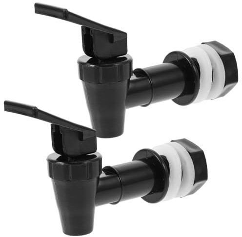 PHENOFICE 2piezas Grifo De Repuesto Para Dispensador De Agua Reutilizable Plástico Seguro Compatible Con Botellas y Garrafas Para Bebidas Frías Diseño Estilizado Para Jarras y Enfriadores