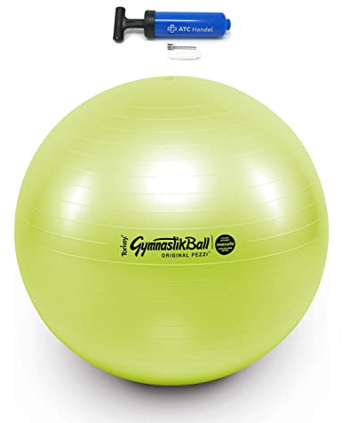 Pezzi Maxafe - Pelota de gimnasia (42, 53, 65 y 75 cm de diámetro, soporta hasta 400 kg, fitness, rehabilitación, gimnasia, aeróbic y como pelota de asiento para oficina)