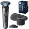 Philips Shaver Series 7000 Elektrischer Nass- und Trockenrasierer mit SkinIQ-Technologie (Modell S7788/55), Rotative, inkl. Reinigungsstation & Reiseetui