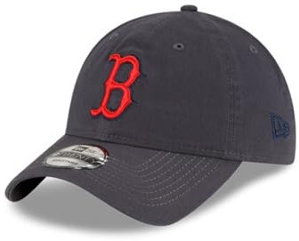 New Era Boston Red Sox MLB Core Classic Grau Verstellbare 9Twenty Cap - One-Size