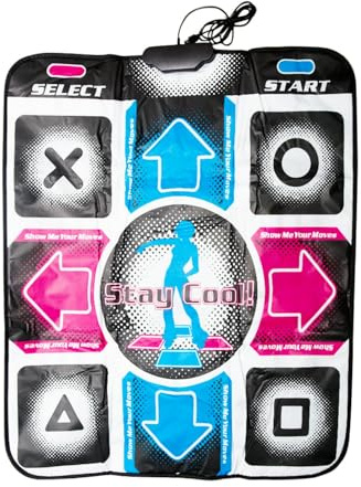 Dance Pad, Dancing Mat for Dance Dance Revolution (DDR) Non-Slip Sensitive USB Dance Blanket for PC Laptop Video Game Show