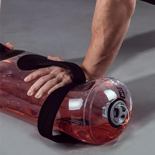 SAYOBO Fitness-wassersack Gewichte Wasserbeutel Transparent, 15.10.20/25/30 Kg Fitness Balance -Trainingsgerät, Flexible Trainingsbeutel - mit Wasser Füllen, Kernstärkewerkzeug (Color : 35kg)
