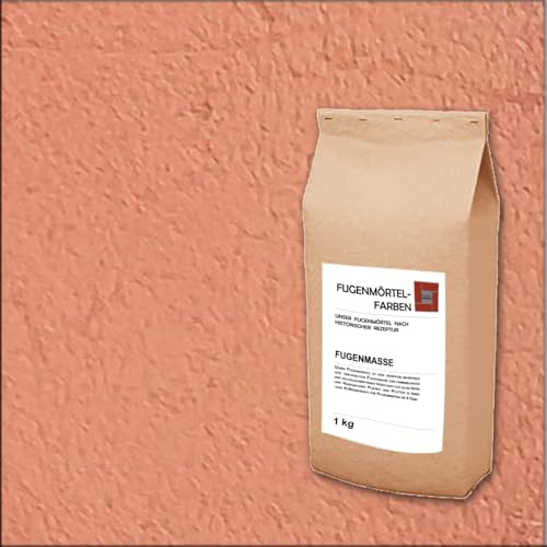 Fugenmörtel-Farben | Einsetzbar für Fugen im Innen- und Außenbereich auf Wand- und Bodenflächen (Ziegelrot, 1kg)