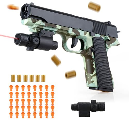 SK MISS Spielzeug Pistole Kinder, Toy Guns Spielzeug Pistole Blaster, Spielzeugpistolen Pädagogisches ab 14+ Jahren, Kontinuierlich Abgefeuert Werden