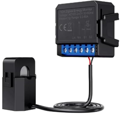 Yominerr ZigBee Smart Energy Meter KWh Power Production Consumption Bidirectional Monitoring Meter APP Remote Control 1 Gang