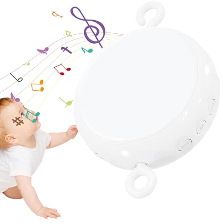 Roterande musikbox för barn - motor för barn - Orgosin | Volym Cot - Roll Kid Music Box Spinner, 24 Piano Lullaby Poallo tertable Crib Music Mobile Sound Machine