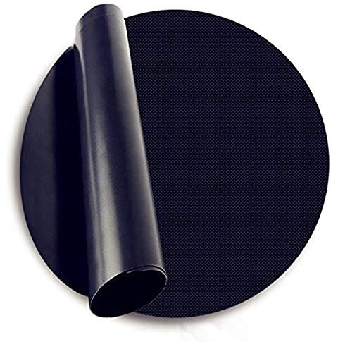 Lobwerk BBQ Grillmatten mit Antihaft Teflon Beschichtung zum Grillen für Gasgrill Holzkohle Lebensmittelkonform (40cm Rund x3)