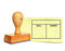 Stempel Soll Haben - Tabelle - 60 x 40 mm
