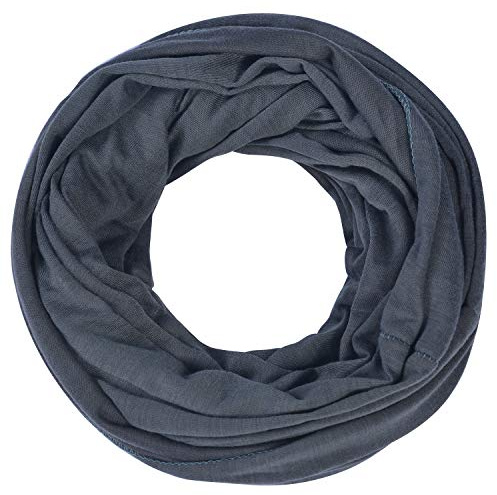 Braga Typ Slang, för män/kvinnor, bomull stickad rund i universella färger Svart En storlek, Mörkgrå, one size