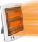 SONBION Infrared Heater, 800W Halogen Heater with 2 Heat Settings, Electric Heater Low Energy, Quartz Radiator Heaters for Home Office Bedroom Living Room Garage, Overheat and Tip Over Protection