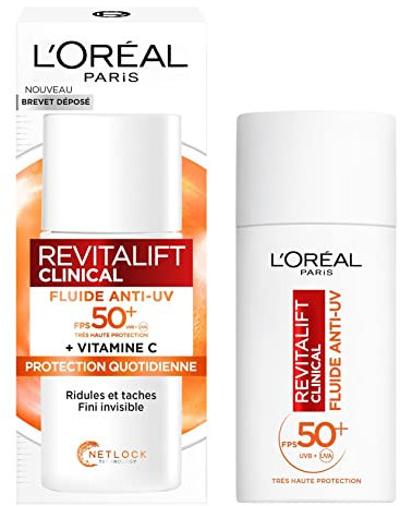 L'Oréal Paris Revitalift Clinical Fluide Anti-Uv Spf50+ Vitamine C, 50ml
