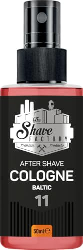 The Shave Factory After Shave Cologne - A Fragrant Essence For Impeccable After Shave Care For A Long-Lasting Sensation Of Freshness And Comfort (50ML, 11 Baltic)