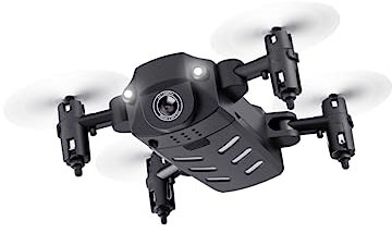 Toyvian 1pezzi Droni Pieghevoli Senza Telecamera Droni Giocattolo Per Ragazzo Ragazza Ragazza Quadricottero Gps Doppio Minuti Di Autonomia Batteria Intelligente