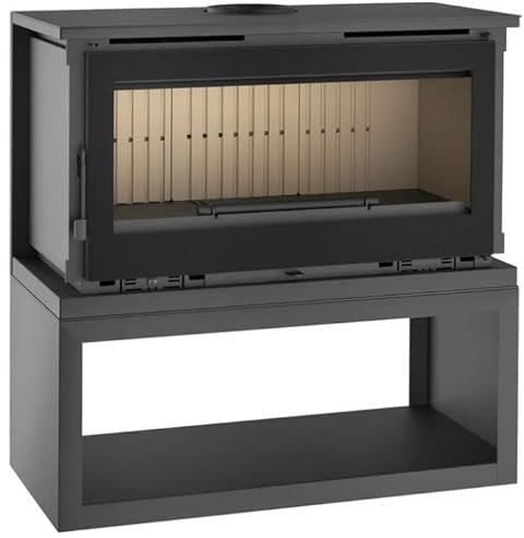 BRICOSOL Estufa Leña con Leñero FM Modelo M-173 LK