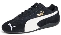 Puma Women's Speedcat Shoes Sneaker, Black/White, 5 UK