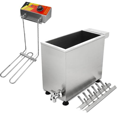 YJFEDCC Friggitrice per Formaggio, Uscita per Hot Dog Spazzolato, Friggitrice per Formaggio, Macchina per Hot Dog