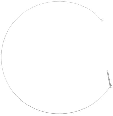 Mikinona Washing Machine Replacement Door Seal Retaining Ring 33cm Stainless Steel Spring Clamp for Front Load Washer Repair Accessory Gasket Fastener