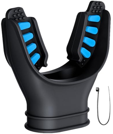 Generiskt ergonomiskt munstycke för andningsregulator – universell snorkling och dykmunstycke | slitstark reservmunstycke standard dykare och snorklare