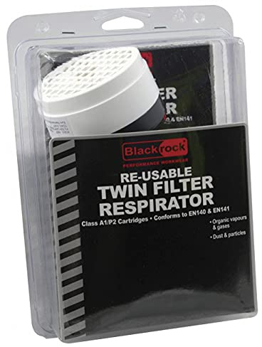 Blackrock Respiratore semimaschera doppio A1P2 Filtro
