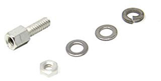 2X 09670009922 Schrauben-Sortiment für D-Sub UNC4-40 L. Schrauben: 13mm HARTING