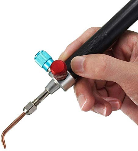 Micro Torch Welding Gun, Smiths Little Oxy Propane Jewelries Torch Soldering W/5 Tips for Metal Gold Silver