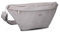 Damen Hip Bag Mademoiselle MH80 Bauchtasche 40 cm 3 Liter aus hochwertigem Kunstleder, Crossbody Bag wasserabweisend, 3-in-1 Bequeme Brusttasche, Gürteltasche & Hüfttasche (Canvas-Grey)