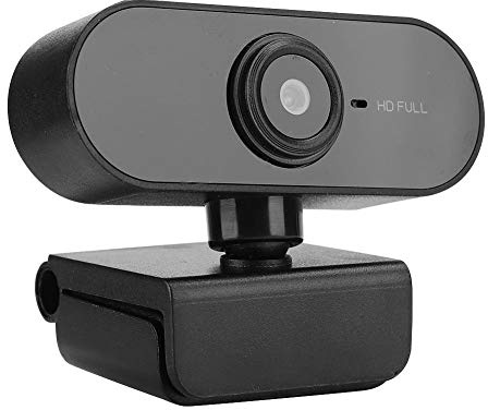 Sxhlseller Datorkamera HD 1080P Datorkamera med mikrofon Desktop USB webbkamera gratis videochattdisk dator webbkamera (svart)
