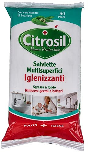 Citrosil Salviette Igienizzanti Eucalipto, 40Pz