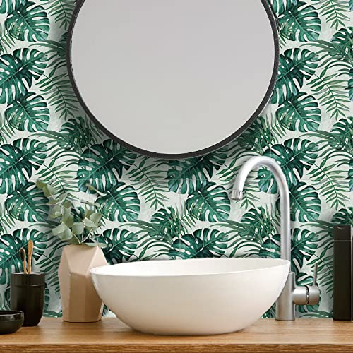 Alwayspon Autocollant en vinyle imperméable pour carrelage, autocollant à décoller et à coller pour carrelage de cuisine et de salle de bain, autocollant mural style bohème, 15x15cmx25 pièces