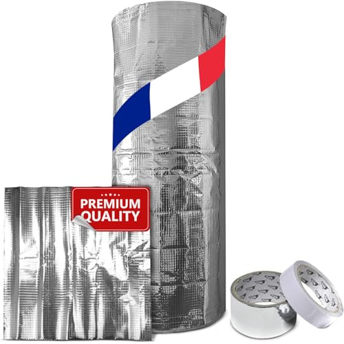 Aislante para globo de agua caliente y cúmulo, 160 x 200 cm, kit completo con escocés