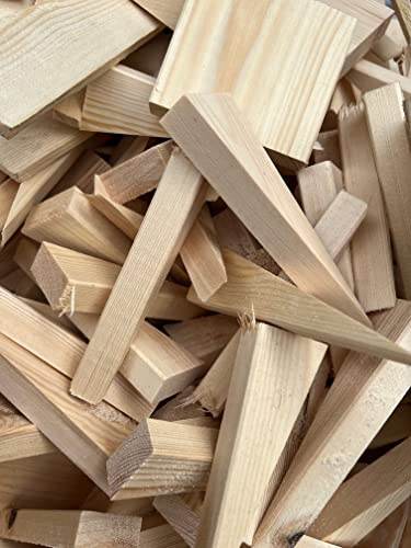 Wood kindling for fire, Premium Kiln Dried Kindling Wood - Perfect for Starting Open Fires, Wood Burner Stoves, BBQ, Log Burner, Pizza Oven, Camp Fire, Fire Pit and More (10KG)