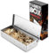 Edelstahl Räucherbox mit praktischem Klappdeckel für BBQ - Für Kugel, Kohle & Gasgrill - Robustes Grillzubehör zum Räuchern -