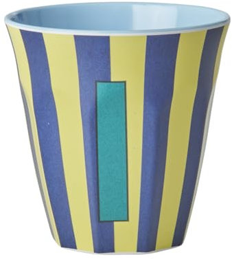 Rice Melmain Gobelet moyen – Lettre I – Gobelet pour enfant – Vaisselle de camping – Tasse en mélamine incassable sans BPA 250 ml