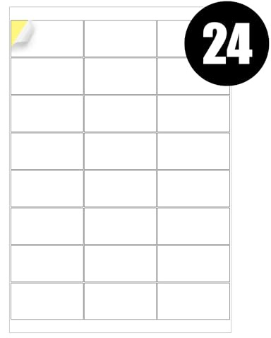 27 Address Labels Per A4 Sheet, 25 Sheets 675 Addresss Label, Self Adhesive Mailing Printer Shipping Label for Inkjet and Laser Printers, Printable Sticky Sheet Sticker [JAM Free]