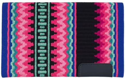 Western Show Saddle Pad/Blanket for Horses - Handmade Wool Saddle Blanket with New Zealand Design, ” Thick, Durable & Comfortable for Horse Riding m40 (34” L x 40” W x 1)