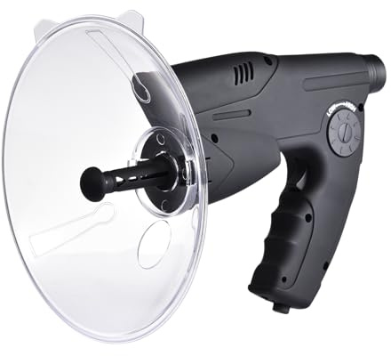 Monocolo microfono parabolico, 8 x uccelli a lunga distanza ascolto piatto, dispositivo amplificatore del suono del piatto, amplificatore del suono per uccelli, dispositivo di ascolto parabolico