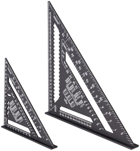 2 équerres de charpentier 18 et 30 cm [AGT]