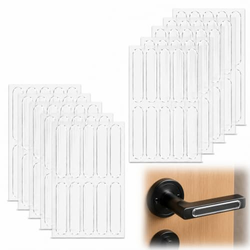 100 PCS Door Pads Stop Slamming,Cushions Impacts to Reduce Slamming Noise | 6.3cm Cupboard Door Stoppers,Door Silencer,For Drawers,Doors, Shelves,Prevent Cabinets from Slamming Shut and Reduce Noise