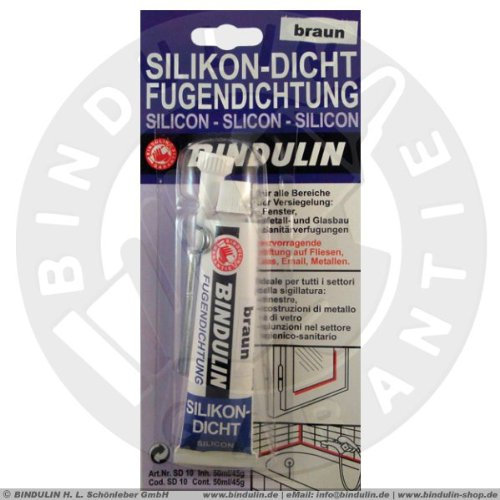 Bindulin Silikon-Dichtungsmittel braun 50 ml