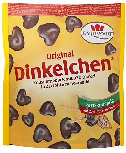 Dr. Quendt Dinkelchen Zartbitter 85 g Knabbergebäck Knabbersnack Knuspersnack DDR Ostprodukt