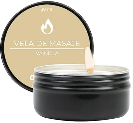 Diversual Bougie de massage parfumée Vanille 30 ml