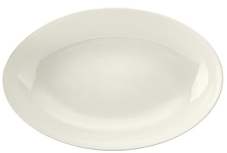 Mikasa Cranborne Stoneware Oval Serving Bowl, 30.5cm, Gift Boxed