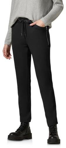 Cecil Women's B378393 Style Tracey Zip Solid, Black, XL / 28L