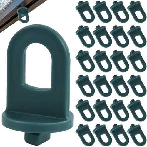Gewächshausclips mit hoher Tragkraft,50 Stück Gewächshausclips,Stabile Pflanzenhalter Gewächshaus Zubehör Aufhängevorrichtungen für Gewächshaus