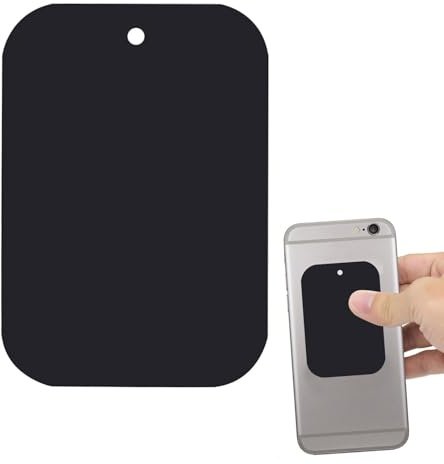 Telefon metallklister för magnetisk montering: 0,5 mm tunn metallplatta för magnetisk telefonhållare, perfekt för bilbräda, ventilationsfästen