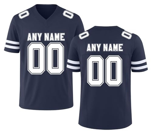 HGWOPGASD Camisetas de Rugby Personalizadas con Nombre y número Camisetas Personalizadas para Adultos Niños A02